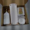 MOMEEMO Gold Soap Dispenser Set Comes with Stainless Steel Pumps, Instant Dry Tray, and Dish Scrub Brush, Suitable for Kitchen Decor and Accessories. (Gold)