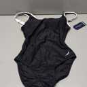 Women's One Piece Swimsuits Athletic Modest Sport Bathing Suits Scoop Neck U Back Training Racing Swimwear M