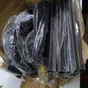 4 Pack Stanchion Post with Velvet Ropes (Weighted Base), Crowd Control Barriers, Red Carpet Runner Poles, Queue Poles for Party, Movie Theater, Plastic
