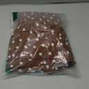 ECOWISH Polka Dot Women Summer Dress Midi A Line Ruffle High Low Sleeveless Boho Floral Halterneck Cocktail Tie Knot Sundress (Medium, Coffee)