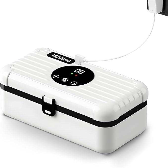 Gosemai Electric Insulin Cooler Travel Case Box for 5-6 pens, Adjustable Temperature Control Medication Travel Cooler, Diabetic Travel Case （No Builtin Battery Need Power Supply）