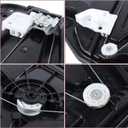Front Left Driver Side Power Window Regulator with Panel w/o Motor Compatible for 2016-2021 KIA Optima 82471-D4000