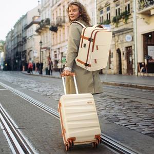 Luggage Set with Backpack,Polycarbonate Carry On Luggage Airline Approved with Spinner Wheels, Hardshell Travel Suitcase with TSA Lock,Suitcase Set 1 Piece