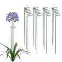 Thealyn 24 Inch 20 Packs Plant Support Stakes, Garden Single stemmed Plant Support Hoops Plant Prop for Flowers Orchid Tomatoes Peony Lily Rose Gladiolus (24 inch)