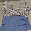 YOOWSS Women's One Piece Swimsuit Tummy Control Plung V-Neck Bathing Suit Wide Straps Swim Suit Wrap Swimwear XL