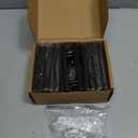 AEEKEL 30 Pack 6 inch Square Cabinet Handles Matte Black Drawer Pulls, 3-3/4" Hole Center Kitchen Handles for Cabinet Pulls, Stainless Steel Cabinet Hardware for Bedroom Bathroom Office
