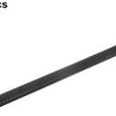 HARFINGTON 5pcs Cord Hider Wall 15inx0.8inx0.4in (LxWxH) PVC Cable Cover Self Adhesive Wire Hider Wall Mounted TV Cable Raceway for Cables Management (75in Total Length),Black