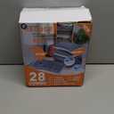 28 Pack Vacuum Seal Bags For Clothing,(3 Jumbo, 3 Large, 6 Medium, 6 Small, 5 Travel Roll Up Bags,5 Small Travel Roll Up Bags) Space Saver Bag For Clothes, Blanket, Duvets, Pillows, Comforters