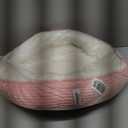 23in Pink Round Cat Dog Bed for Large Medium Small Dogs Cats, Machine Washable Sleeping Sofa, Non-Slip Bottom Breathable Soft Calming Pet Cuddler for Indoor/Outdoor/Car/Cage