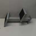 Universal 2 Double Steps Boat Trailer Ladder Boarding Step Fit for Trailer Tongue up to 3" x 4"