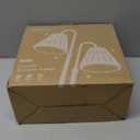 Marycele Candle Warmer Lamps 2 Pack, Electric Wax Warmer Lamp with Timer for Jar Candles, Aesthetic Home Decor, Housewarming Gifts for Women, Adjustable Height Clear