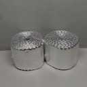 VIVOSUN 2-Pack Double Bubble Foil Insulation Roll, 6" x 25 ft Reflective HVAC Pipe & Duct Wrap, Weatherproof Thermal Insulation for Attics, Windows, Garages