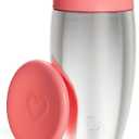 Munchkin Stainless Steel Sippy Cups for Toddlers 1-3, Spill Proof Miracle 360 Cup, Insulated, 10 Ounce, Pink