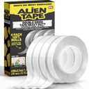 ALIEN TAPE Double Sided Tape Heavy Duty, Nano Tape, Double Sided Mounting Tape, Heavy Duty Double Sided Tape for Walls, Wall Tape, Clear Adhesive Tape for Poster Photo Wall Dcor As Seen on TV 40 Feet