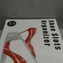 Shoe Slots Organizer 20 Pack - Shoe Stackers, Space Savers 50%, 4 Levels Adjustable, Double Layer Holders for Closet, White