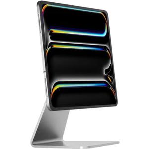 iPad Pro Stand, Magnetic Adjustable Holder Mount for Apple iPad Air 13'' & iPad Pro 12.9'' 3rd/4th/5th/6th Gen - Silver