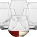 SCHOTT ZWIESEL Fort Rocks Glass (Set of 6), Stemless Tumbler for Various Types of Wine, Dishwasher-Safe Tritan Crystal Glasses, Made in Germany (20 Ounce)