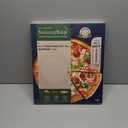 Pizza Pan - 14 Inch Nonstick Pizza Pan for Oven with Widen Handles for Cooking, Baking, and Grilling - Durable, Even Heating, Long-Lasting Kitchen Cookware (2, Golden)