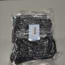 2 x Women's Neon Scrunch Crew Socks 80s 90s Retro 3-Pack Cotton Stacked Boot Calf Cozy Ribbed Slouchy Socks Size 5-10 (Black)