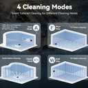 X5 Cordless Robotic Pool Cleaner, Wall & Waterline Cleaning, Smart Navigation, Smart Precision Docking, 180Mins Runtime, 4 Cleaning Modes, Pool Vacuum for Inground Pools up to 3,229 sq.ft