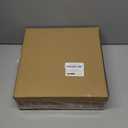 Yaetm 12x12 Square Picture Frame Matted to 5x5, Double Floating Ivory Mat, Black Photo Frame with Polished Tempered Glass for Wall Gallery, Home and Office, Wall Mounting, Single, Black