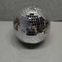 Alytimes Mirror Disco Ball - 8-Inch Cool and Fun Silver Hanging Party Disco Ball Big Party Decorations, Party Design