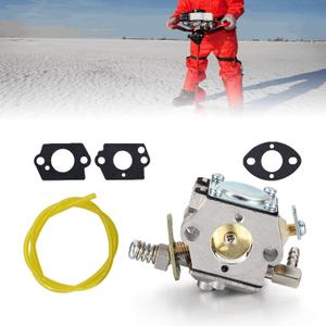 munirater Carburetor Replacement for TC200 TC300 TM049XA Engine with 3 Gaskets Ice Auger 2 Cycle 640347 640347A