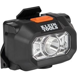 Klein Tools 60156 Intrinsically Safe LED IP67 Headlamp for Hazardous Areas, Mounts to Klein Hard Hats and Safety Helmets