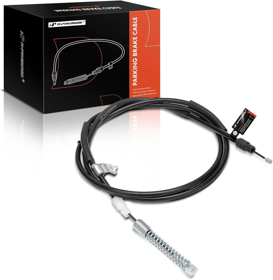 A-Premium Rear Passenger Side Parking Brake Cable Assembly Compatible with Chevrolet and GMC Models: Silverado 2500 HD 2006-2009, Silverado 3500 Classic, Sierra 2500 HD Classic, Sierra 3500 3500 HD