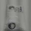 NICETOWN Linen Sheer Curtains 96 inches Long for Living Room, Bedroom Curtains 2 Panels Set Grommet Semi Sheer Privacy with Light Filtering Flax Open Linen Weave Drapes, W52 x L96, White