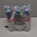 Evian Natural Spring Water, 1 L bottles, 6 pack (EXP 12/31/26)