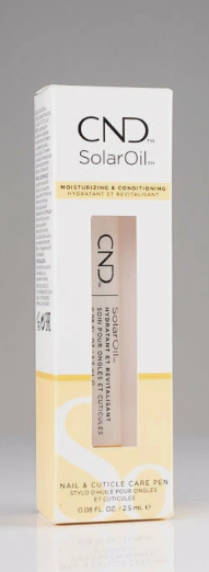 CND SolarOil Cuticle Oil, Natural Blend Of Jojoba, Vitamin E, Rice Bran and Sweet Almond Oils, Moisturizes and Conditions Skin, 0.08 oz