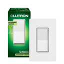Lutron Sunnata On/Off Accessory Switch with Wallplate, only for use with Sunnata LED+ Dimmers, ST-ASW-WH, White (1 Pack)