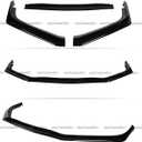 3Pcs Front Bumper Lip Compatible with 2013-2015 Honda Civic, JDM CS Style Air Dam Lower Chin Spoiler Splitter Fit for 13-15 Sedan, Protection Body Kit (Glossy Black)