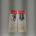 18th Birthday Candles, Black 3D Diamond Shape Number 18 Candles Happy Birthday Cake Topper Decoration for Wedding Decor Theme Party Anniversary, 2 Inch