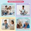 Positive Snowman Jar, 60 Positive Notes Snowman Jar, Stress Relief Gift, Stocking Stuffers for Kids, Gag Gifts Funny Adult, Christmas Gifts for Women Trendy, Gift for Friends