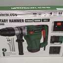 1-1/2" SDS-MAX Rotary Hammer Drill 13Amp Heavy-Duty for Concrete
9.0J Rotomartillo Corded Hammer Drill W/ Safety Clutch for Demolition Chipping,3 Functions,6-Speed,Vibration Control,2 Chisel