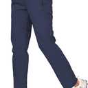 Women's Golf Pants Wrinkle Free UPF 50 Casual Pants Quick Dry Lightweight Travel Pants for Women on Plane with Zipper Pockets (XS)
