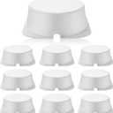 Tuanse 10 Pcs Recessed Light Covers for Attic Insulation, Fire Resistant Can Light Covers for 4, 5, 6 Inch Recessed Lighting, Easy Install, Reduce Heat Loss & Air Leakage (8.6 x 8.6 x 2.9 Inch,White)