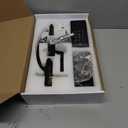 CINOP WiFi Smart Locks for Front Door with Handle Set, App Control, Keyless Entry Door Lock Fingerprint Deadbolt, Electronic Digital Touchscreen keypad, Smart Lock, Easy Install (Black)