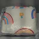 Btargot 5 Piece Multi-Color Rainbow Comforter Set for Girls Boys Kids, Full Size Cartoon Love Hearts Flowers and Sun Star Bedding Set, Bed in a Bag with Comforter, Sheets and Pillowcases