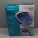 HoMedics Shiatsu Bliss Footbath with Heat Boost, Foot Spa Massager, Deep Kneading Pedicure Tub, Vibrating Bubbles with Soothing Heat, Portable at-Home Spa