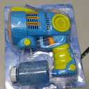 Sloosh Kids Bubble Gun Machine with Refill Solution, 2 in 1 Automatic Bubble Maker Guns for Toddlers 1-3 Kids 4-8, Outdoor Toy, Adults, Party, Easter, Gift