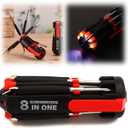 Multifunctional Screwdrivers Tool with Worklight and Flashlight, Portable Multi Tool Screwdriver Professional Repair Tool, General Screwdriver Multitool for Home Kitchen Car