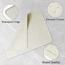 YUHFERA Stove Top Cover for Electric Stove - Silicone Stove Mat for Glass Top, Glass Cooktop Protector, XL Dish Drying Mats For Kitchen,Oven Covers for Electric Stove (Beige,30 x 21)