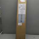 Amazon Basics Cross Rail Roof Rack, 56 inches, Fits up to 49.6" Spans between Raised Side Rails with Gap, 2-Pack, Black/Silver