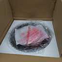 Crystal Dimmable Flush Mount Ceiling Light, Black Modern LED Close to Ceiling Light Fixture with 5CCT 2700K-6000K, Round Kitchen Lighting for Bedroom, Laundry Room, Hallway, Bathroom (11in 24W)