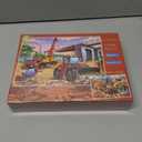 Puzzles for Kids Ages 4-6 2x60 Pieces Jigsaw Puzzles for Toddlers 3-5,6-8,Fun Bulldozer & Truck Toys,2 in 1 Pack Educational Construction Site Games for Boy & Girl, 15.36 x 11.22 inches