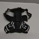 rabbitgoo Dog Harness No Pull with 2 Leash Clips, Adjustable Soft Padded, Reflective Oxford No Choke Pet Vest with Easy Control Handle for Puppy, Black, XS