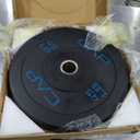 CAP Barbell Rubber Olympic Bumper Plate | Multiple Options/Colors (45lbs - Single)